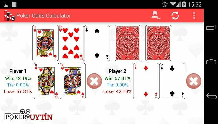 app tính toán poker chính xác